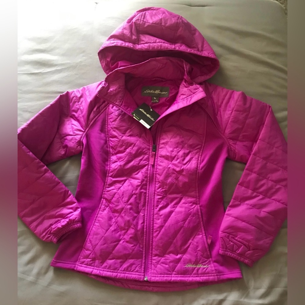 Eddie Bauer light weight puffer jacket size medium